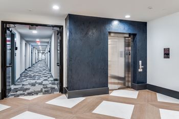 Elevator access and interior controlled climate corridors